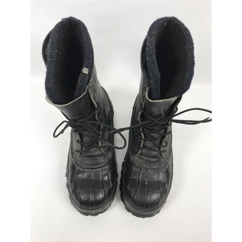 Lacrosse Outdoorsman Steel Shank Mens Size‎ 7 Waterproof Boots Work Hiking Black